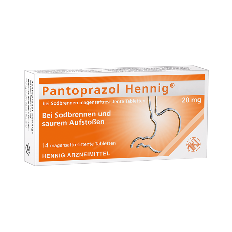 Pantoprazol Hennig<sup>®</sup> bei Sodbrennen und saurem Aufstoßen