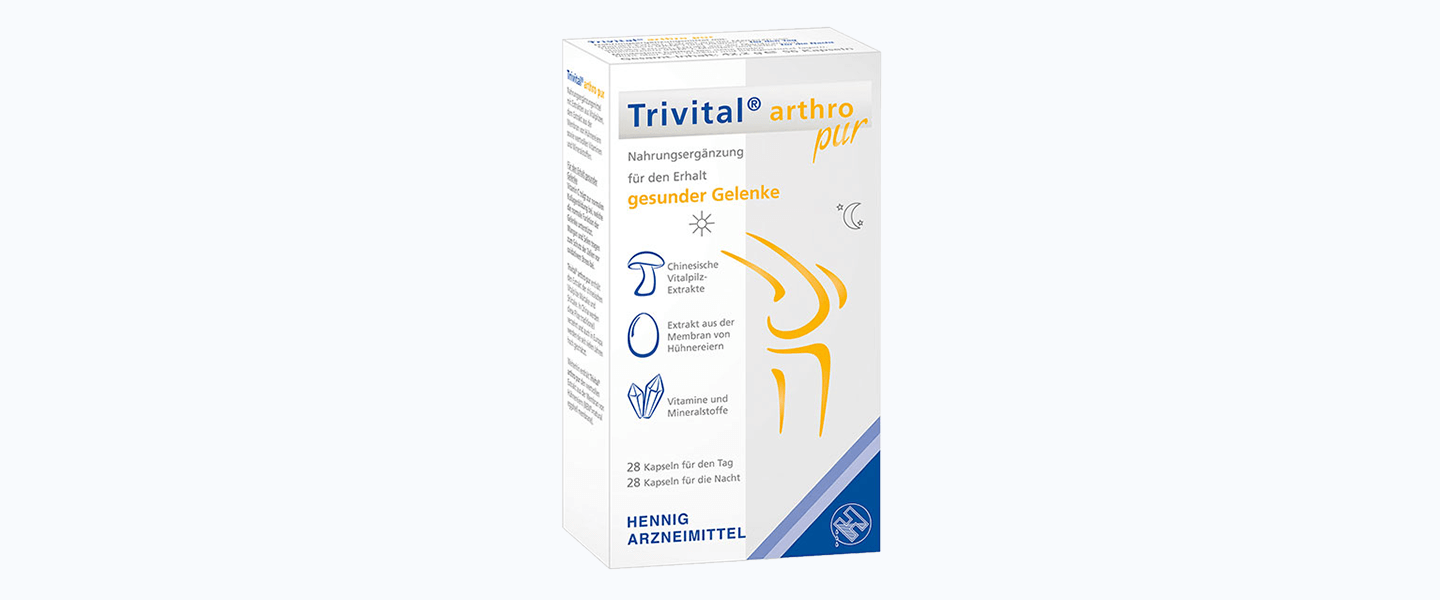 Trivital artho pur in Verpackung